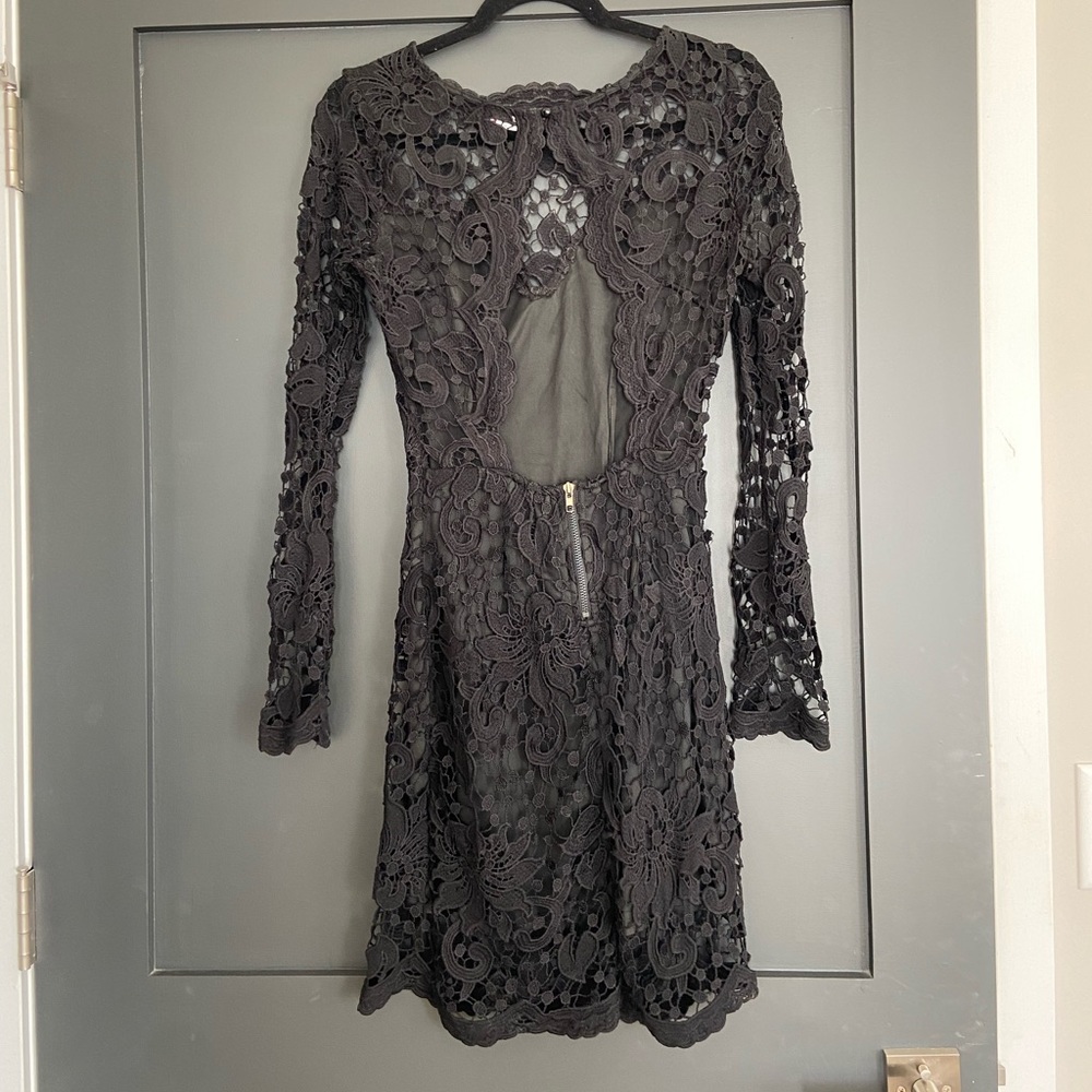Fashion Nova Coquette Lace Dress. Size Small - Picture 4 of 7